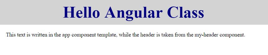 header component